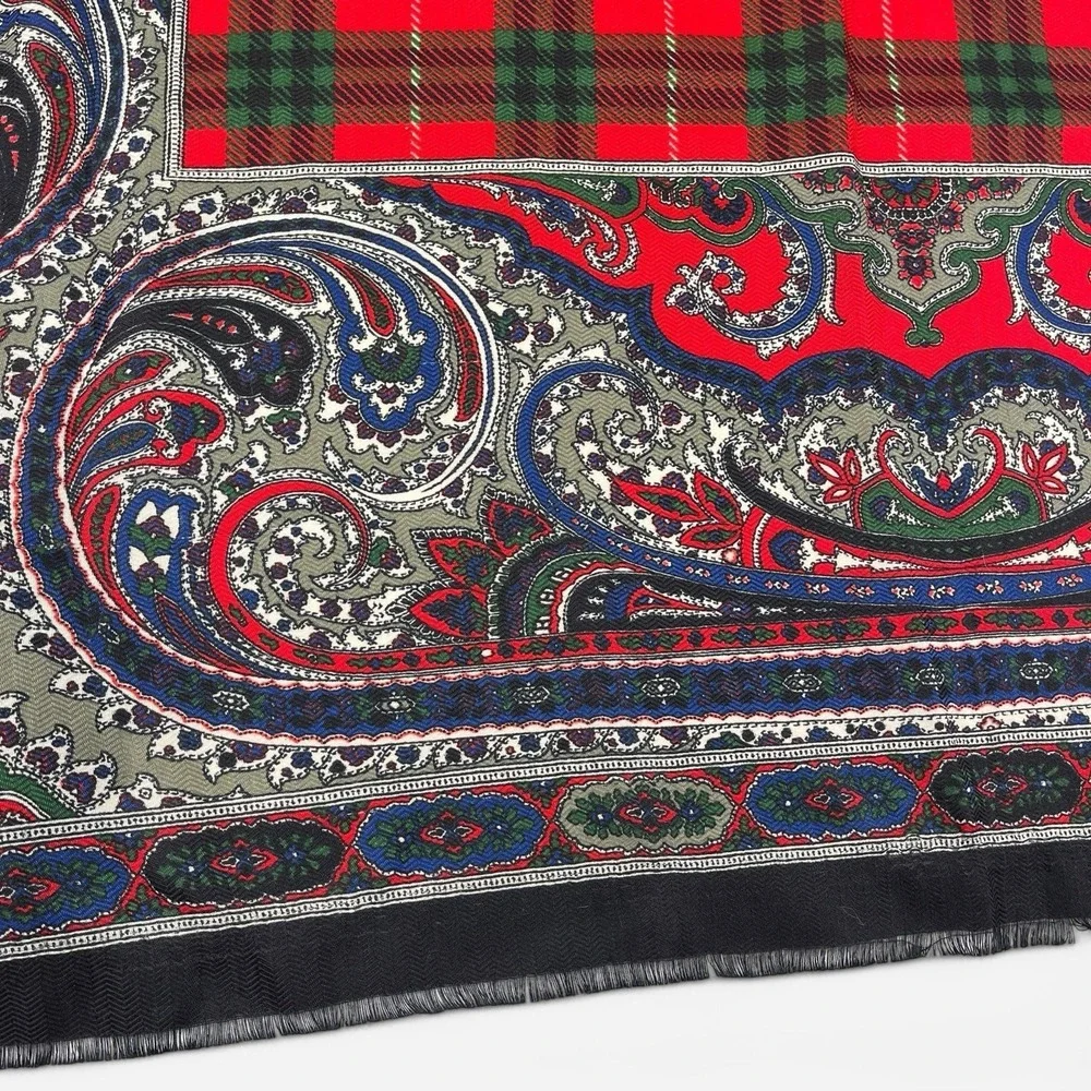 Vintage Italian‎ Scarf Shawl 46x47